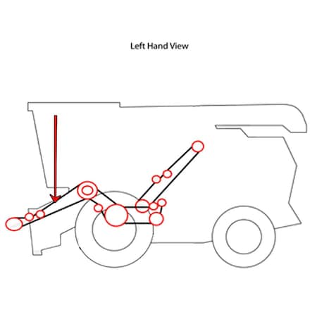 Aftermarket 2523670W1 New Combine Head Countershaft Drive Belt Fits Massey Ferguson 8590 972 COB40-0517